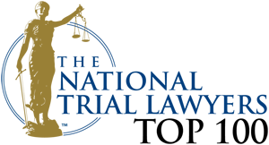 A logo for the national trial lawyers top 100