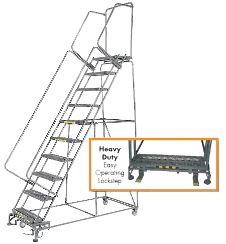 Rolling Ladders — Metal Rolling Ladder in Miami, FL