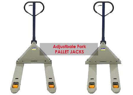 Warehouse Equipment — Adjustable Fork Pallet Jacks in Miami, FL
