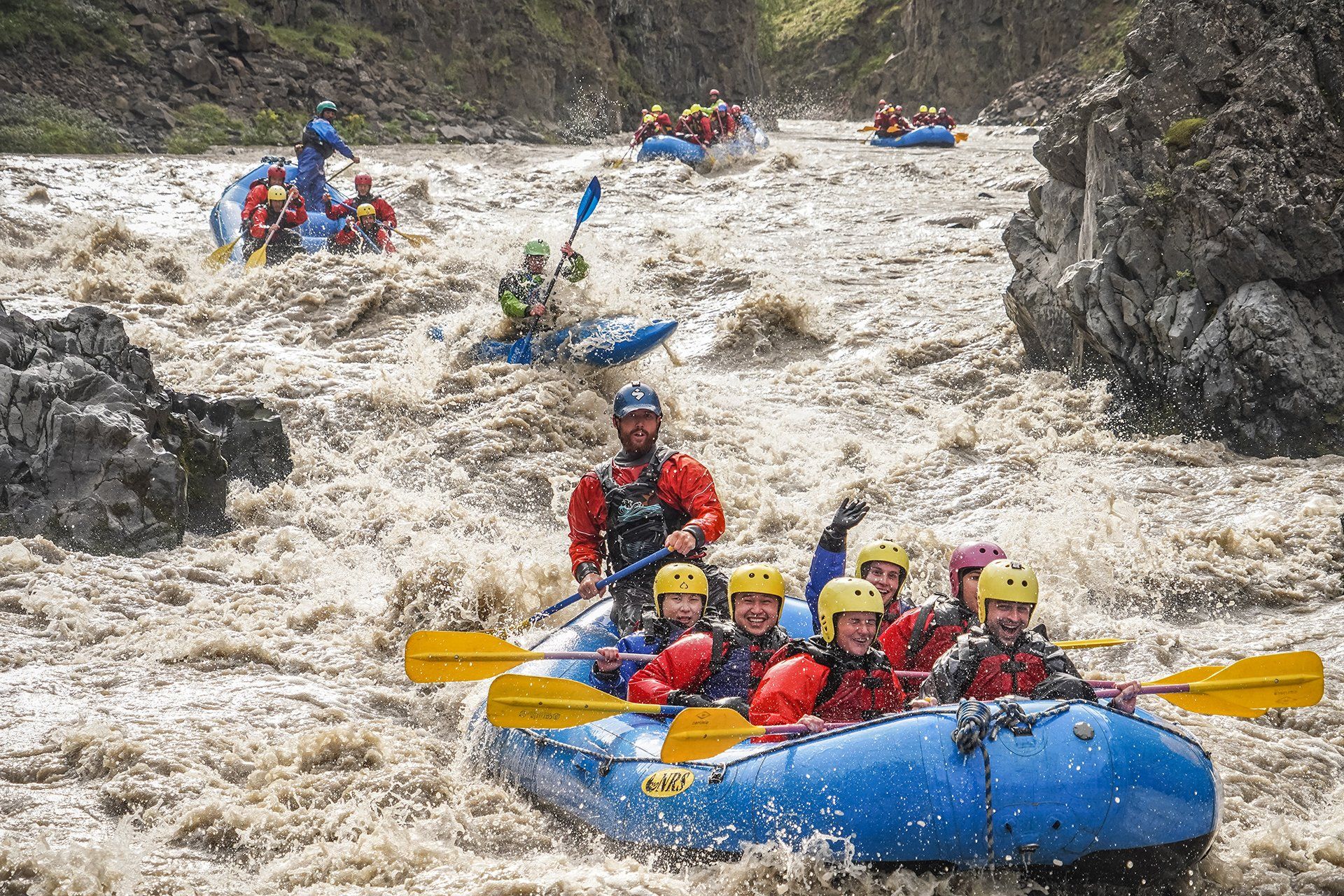 Alarm Clock rapid, East Glacial River, Viking Rafting