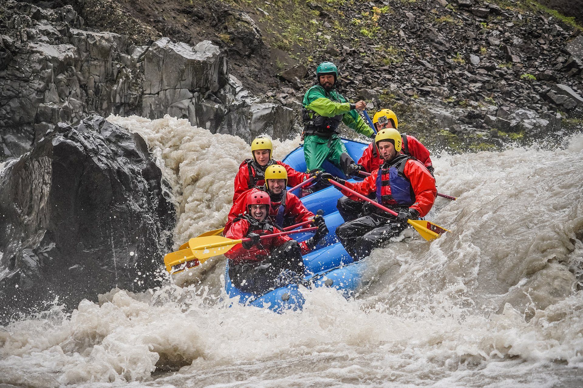 Green Room, East Glacial River, Viking Rafting