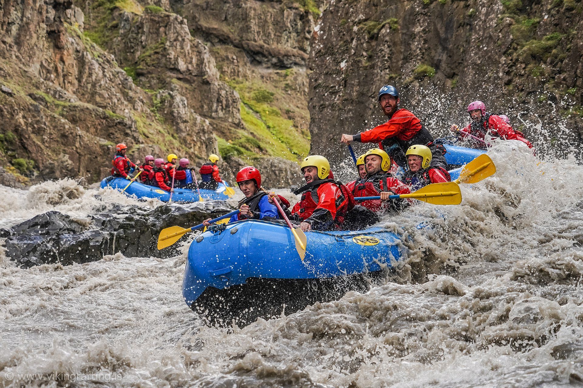 S Bend rapid, East Glacial River, Viking Rafting