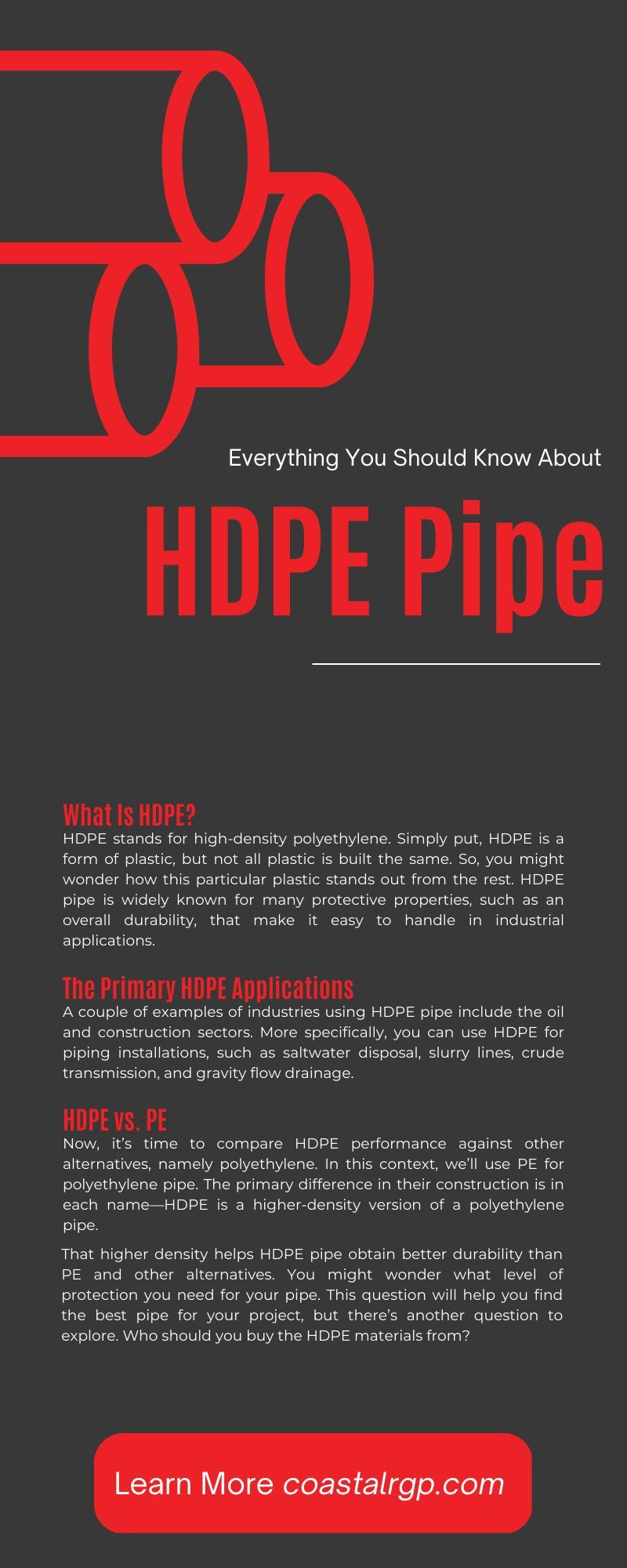Everything You Should Know About HDPE Pipe