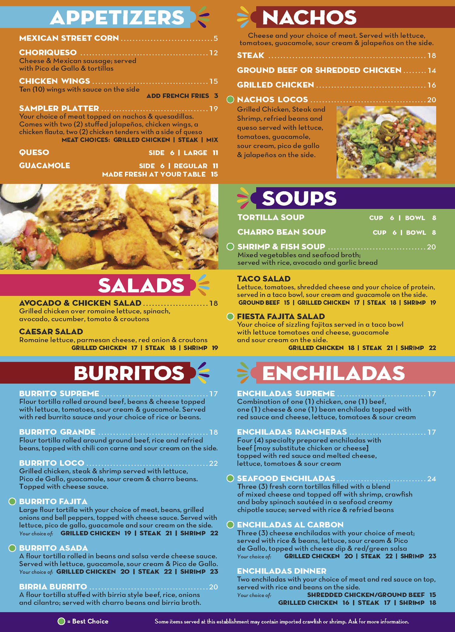 LUNCH MENU