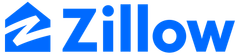 The blue Zillow logo, featuring a stylized house icon containing a letter Z next to the word Zillow.