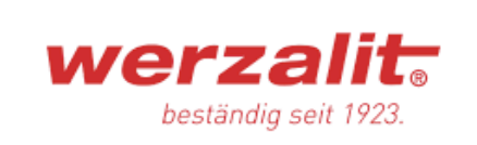Werzalit logo in red, with 