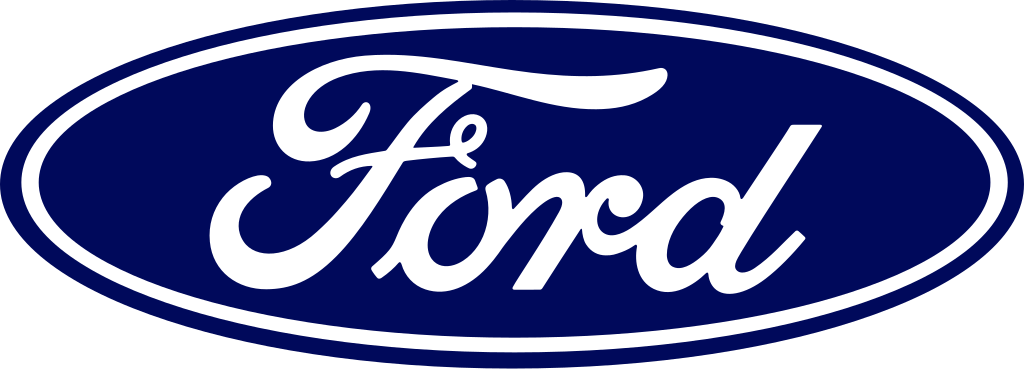 Ford logo in white text on a blue oval.