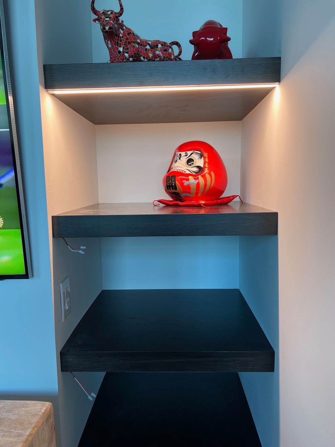underlight install for closet.