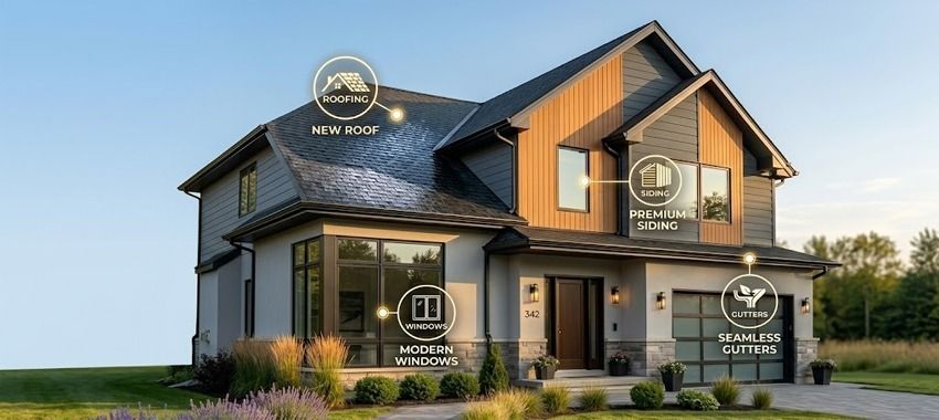 Silding , Window , Resedential Roofing Company