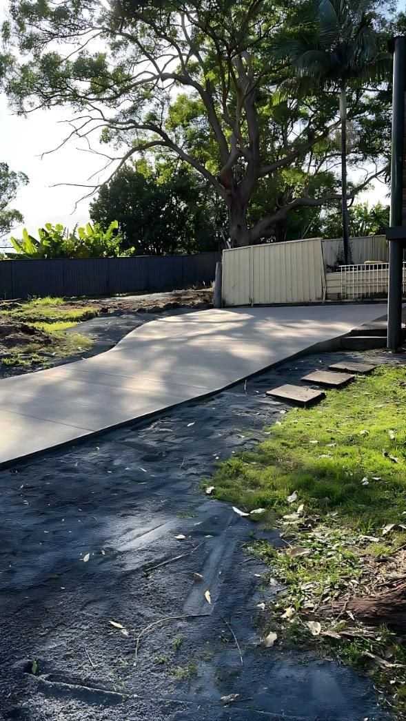 Newly Installed Concrete