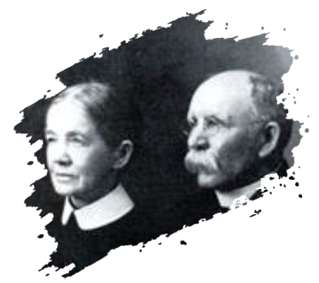 Anna Porter Activity Center sign. Oval illustration of woman, text 