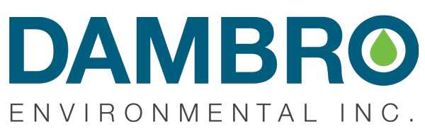 Dambro Environmental Logo with blue text