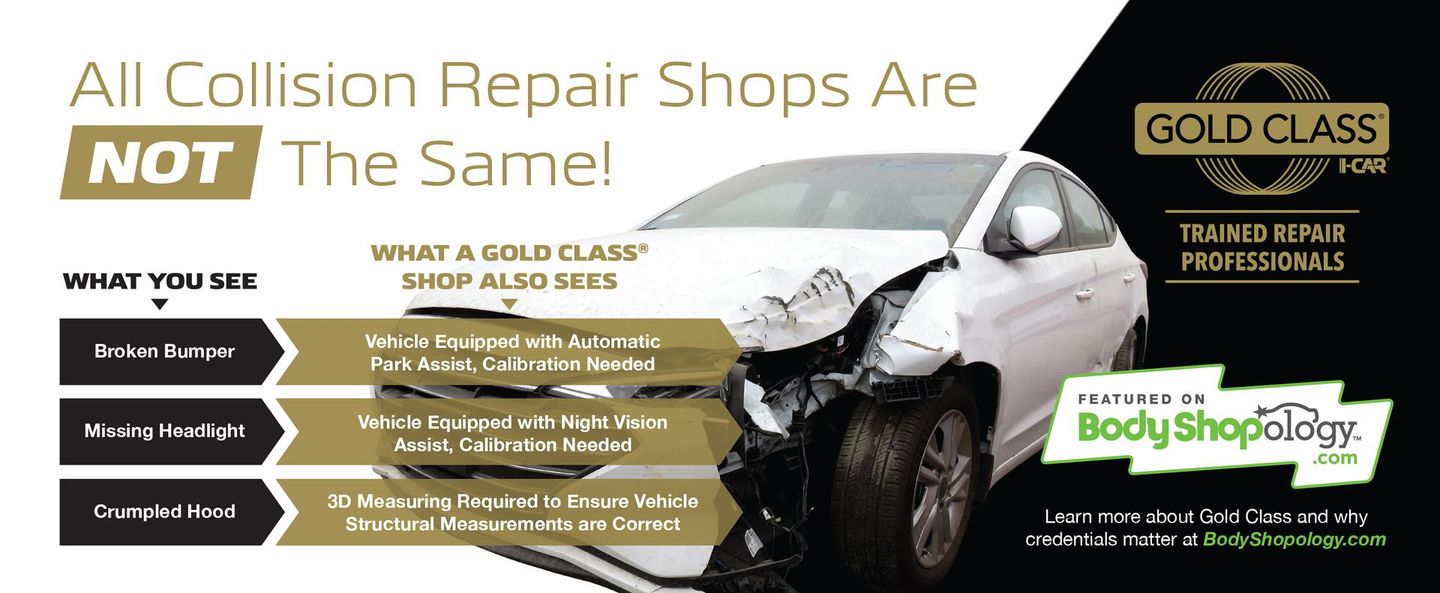 Tilton Body Works uses Gold Class Trained Repair Professionals.