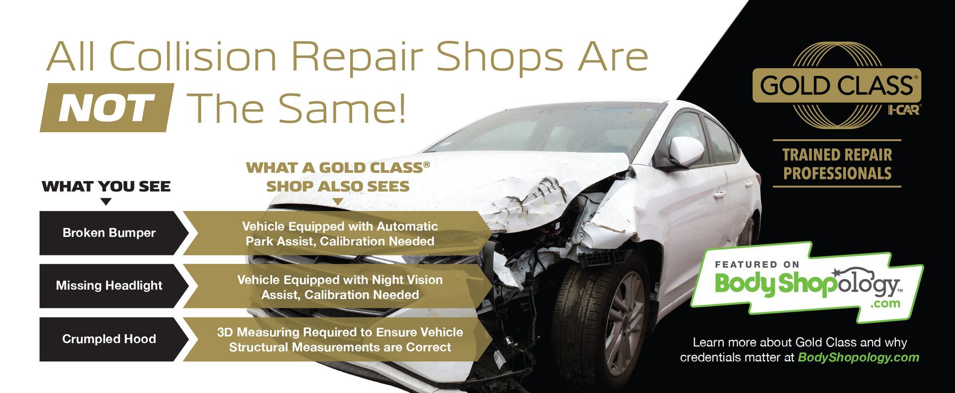 Tilton Body Works uses Gold Class Trained Repair Professionals.