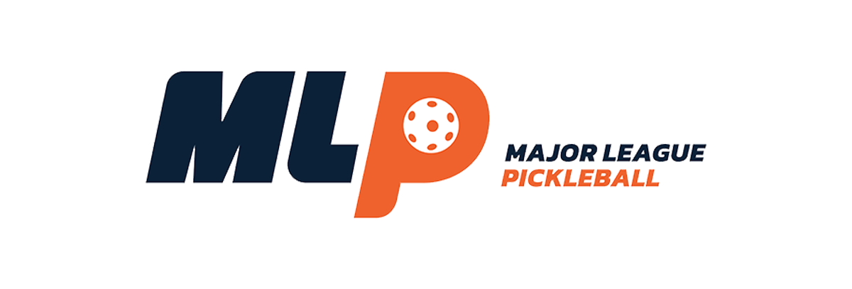 The logo for the major league pickleball league.