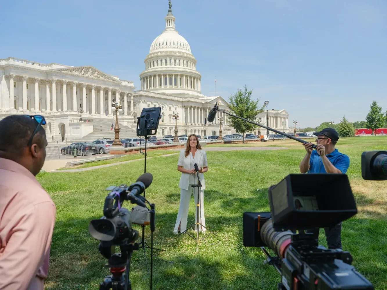 CineSalon filming legal video production for DC clients.