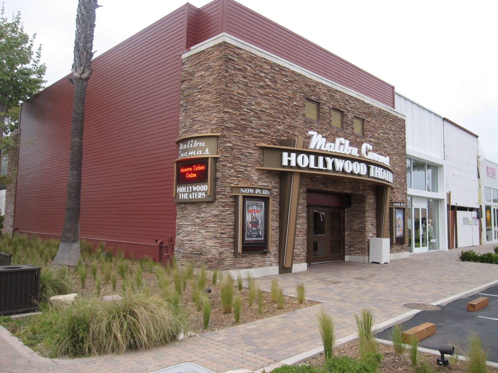 Waypoint Concrete poured concrete walkways with finished edges for a theater remodel in Mountain Home, Idaho