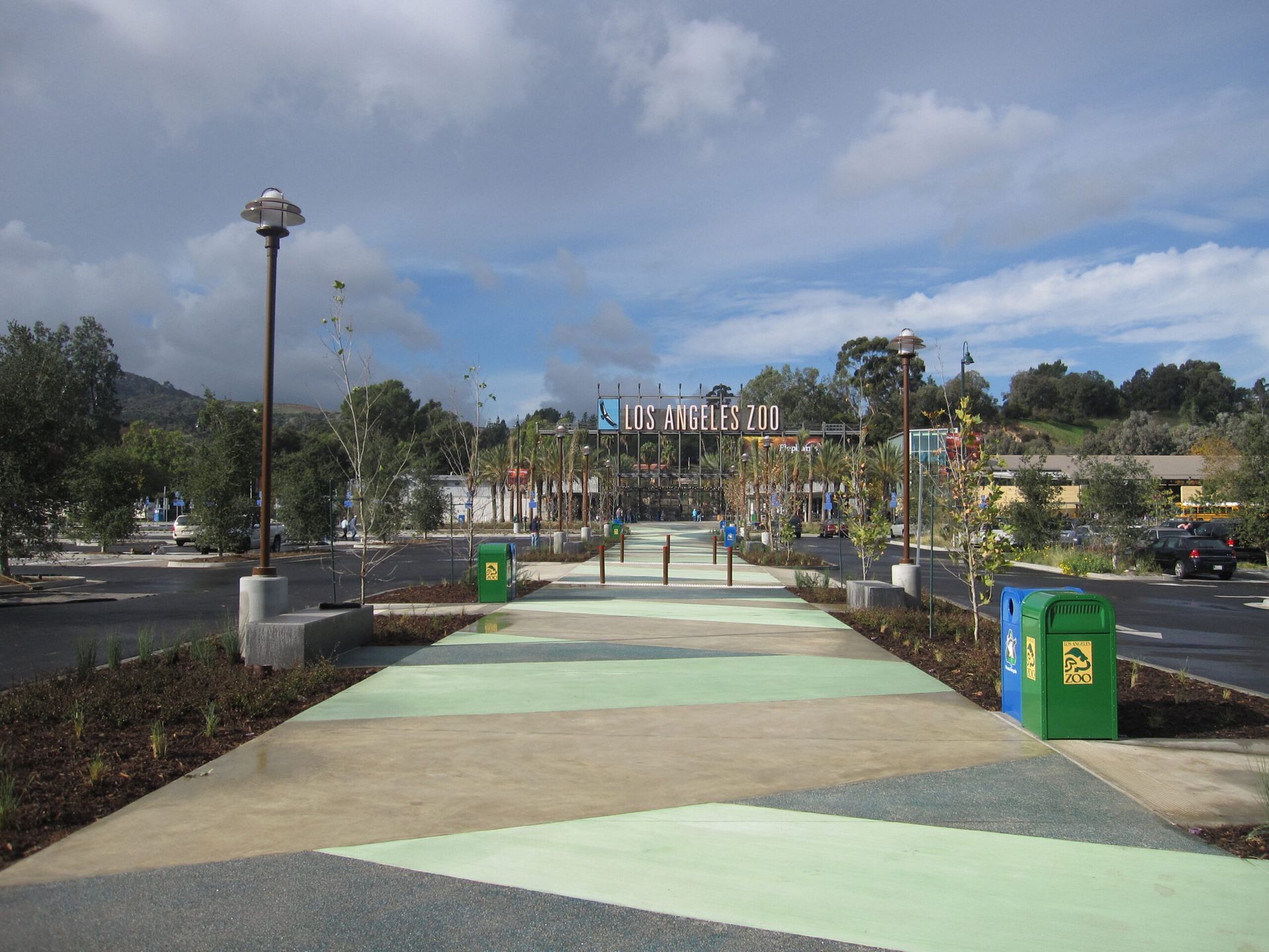 Waypoint Concrete constructed an outdoor recreation zone with stamped concrete paths in Caldwell, Idaho.