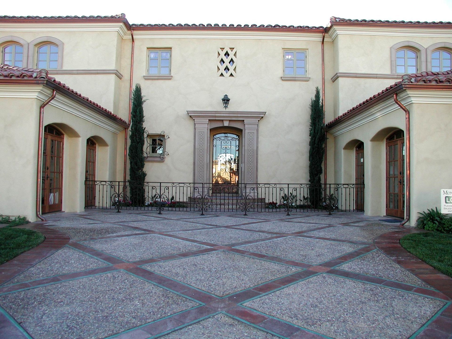 Waypoint Concrete completed a stamped concrete driveway with multicolor paver texture in Boise, Idaho.