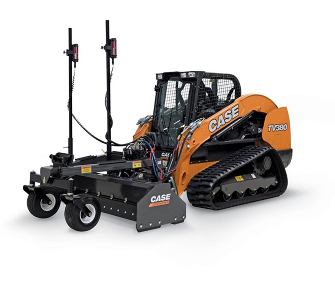 Waypoint Concrete used compact skid-steer equipment for patio grading and prep work in Middleton, Idaho.