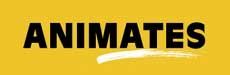 The word animates is on a yellow background.