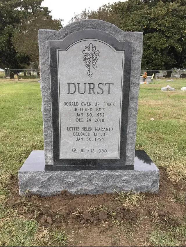 A Gravestone Durst – Canton, MS – Davidson Marble & Granite