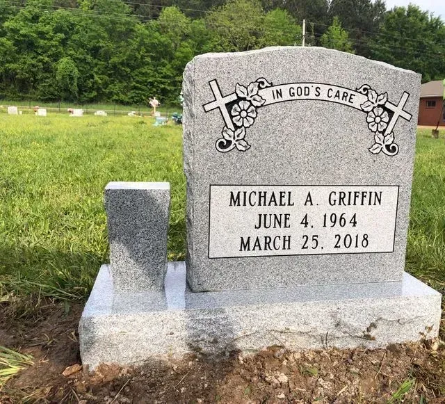 Gravestone for Michael Griffin – Canton, MS – Davidson Marble & Granite