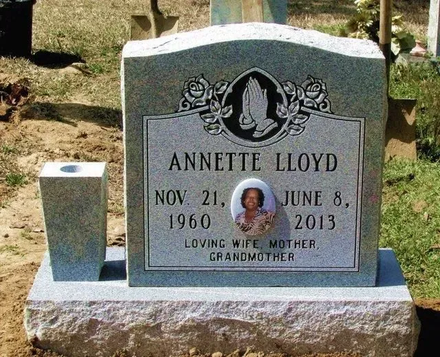 A Gravestone for Annette Lloyd – Canton, MS – Davidson Marble & Granite