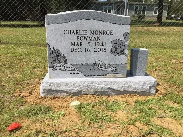 A Gravestone for Charlie Monroe Bowman – Canton, MS – Davidson Marble & Granite