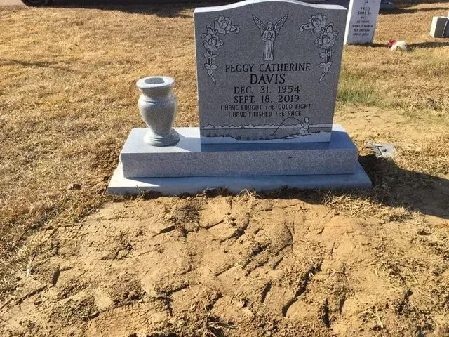 A Gravestone for Peggy Catherine Davis – Canton, MS – Davidson Marble & Granite