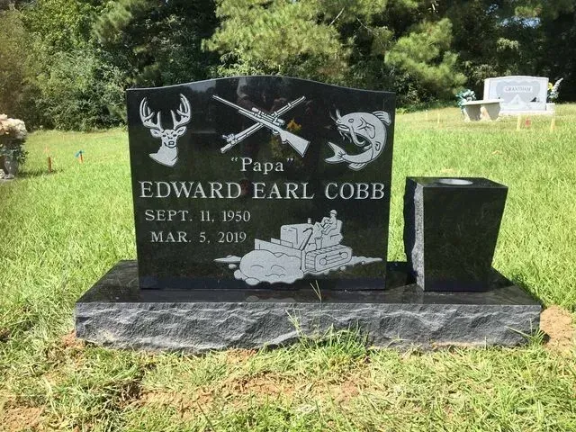 A Gravestone for Edward Earl Cobb – Canton, MS – Davidson Marble & Granite