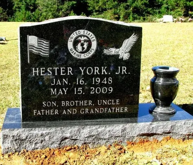 A Gravestone for Hester York Jr. – Canton, MS – Davidson Marble & Granite