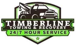 The logo for Timberline Towing and Recovery.
