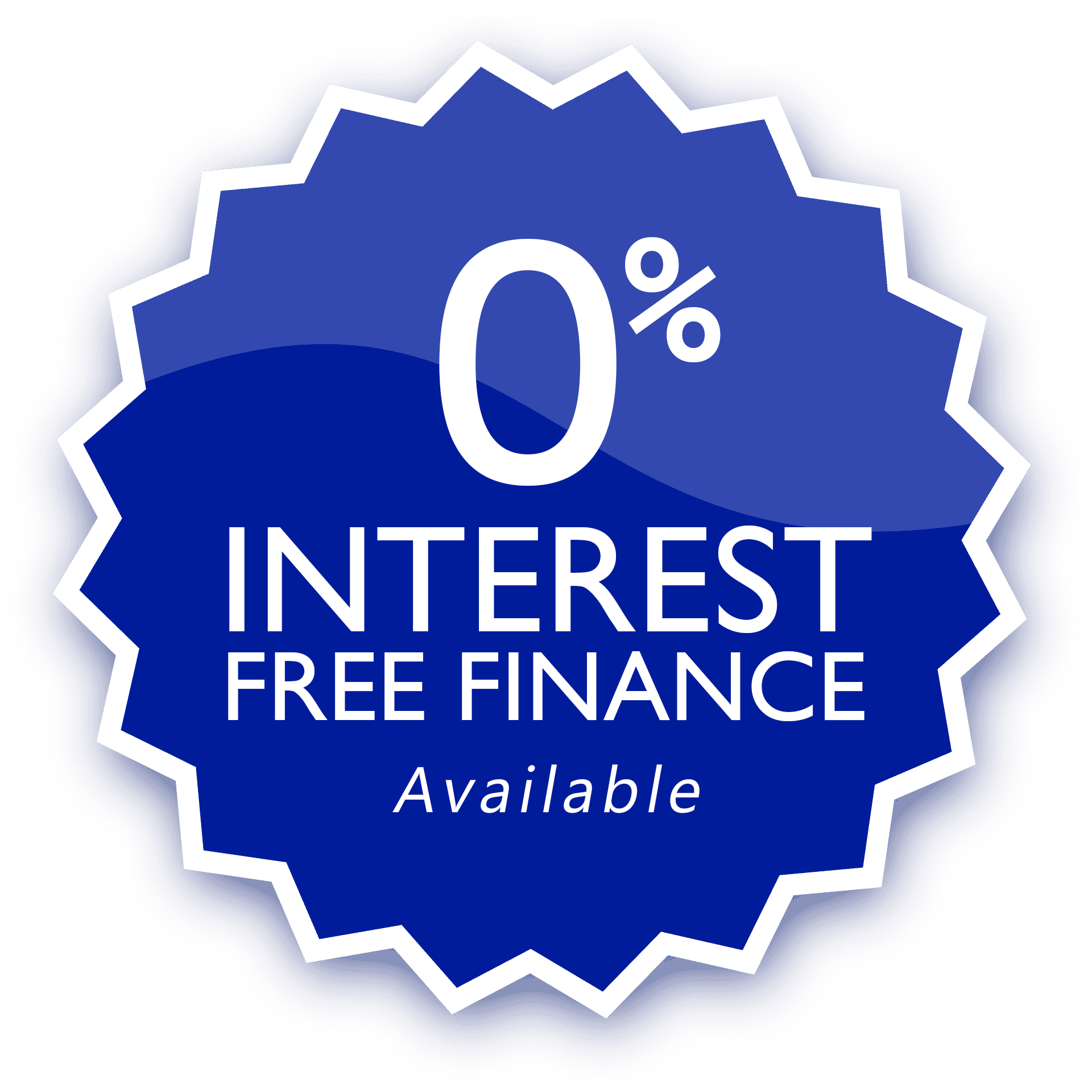 0% zero interest Free Finance Available