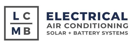LCMB electrical air conditioning solar battery systems logo
