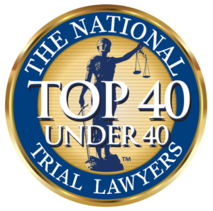 The national top 40 under 40 trial lawyers logo