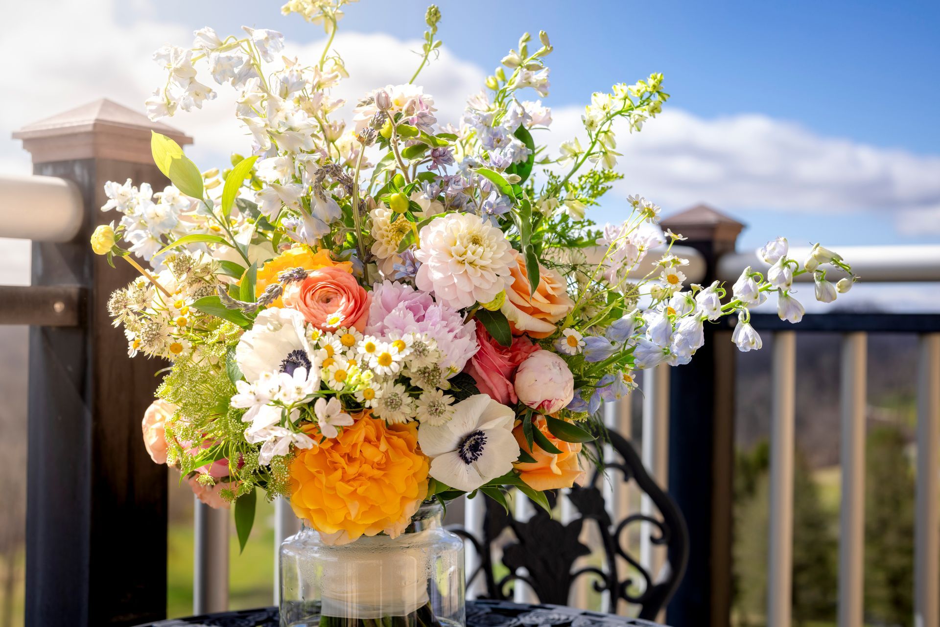 Garden Style Wildflower Bridal Bouquet