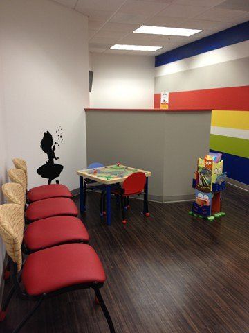 kids play area in waiting room