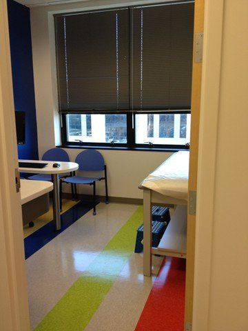 exam room from hallway