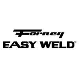 The forney easy weld logo is black and white.