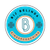 Logo: Blauwe cirkel met de tekst