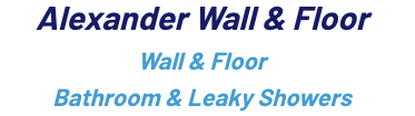 Alexander Wall & Floor: Superior Bathroom Renovations in Newcastle
