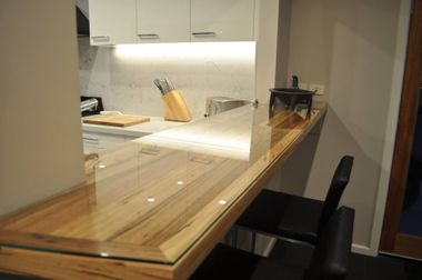wooden table