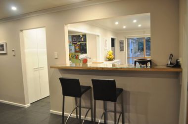 Interior view of a kitchen