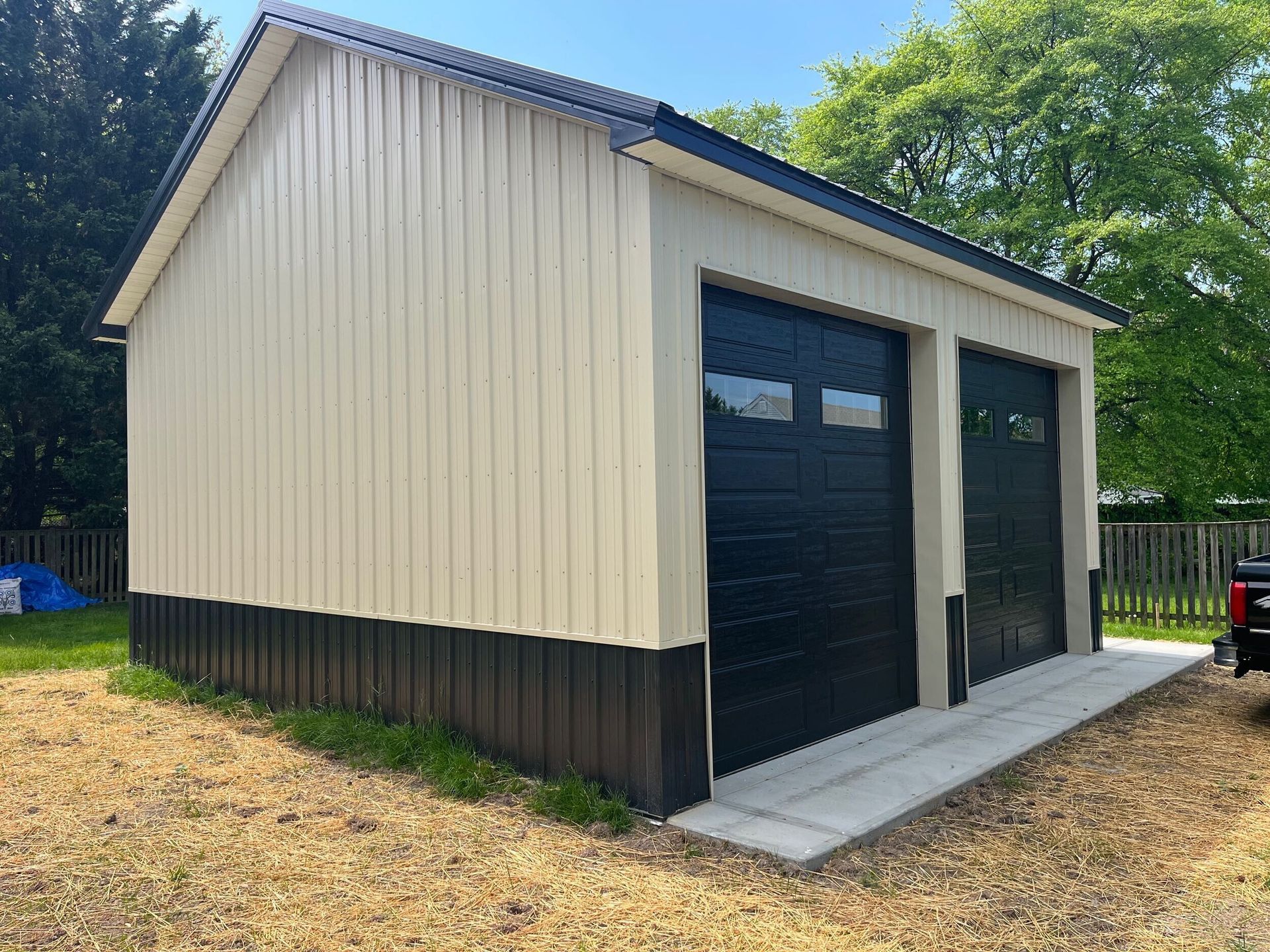 24x24x12 pole barn
