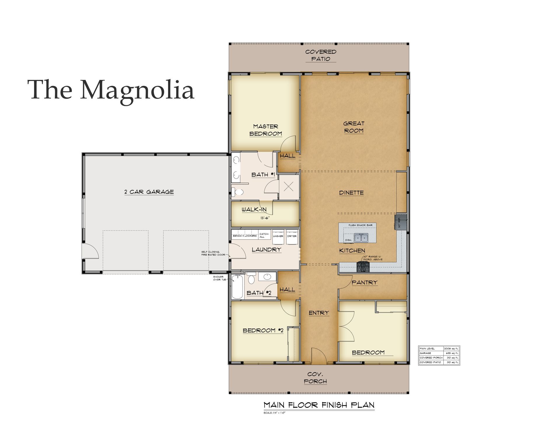 The Magnolia Barndominium Floor Plan
