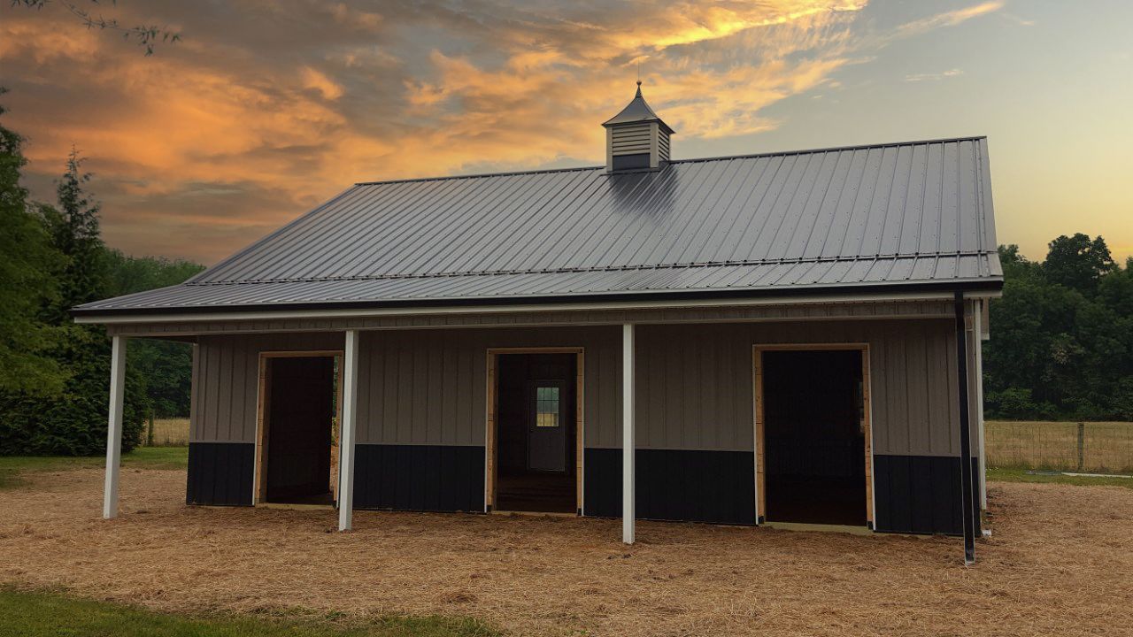 equestrian pole barn