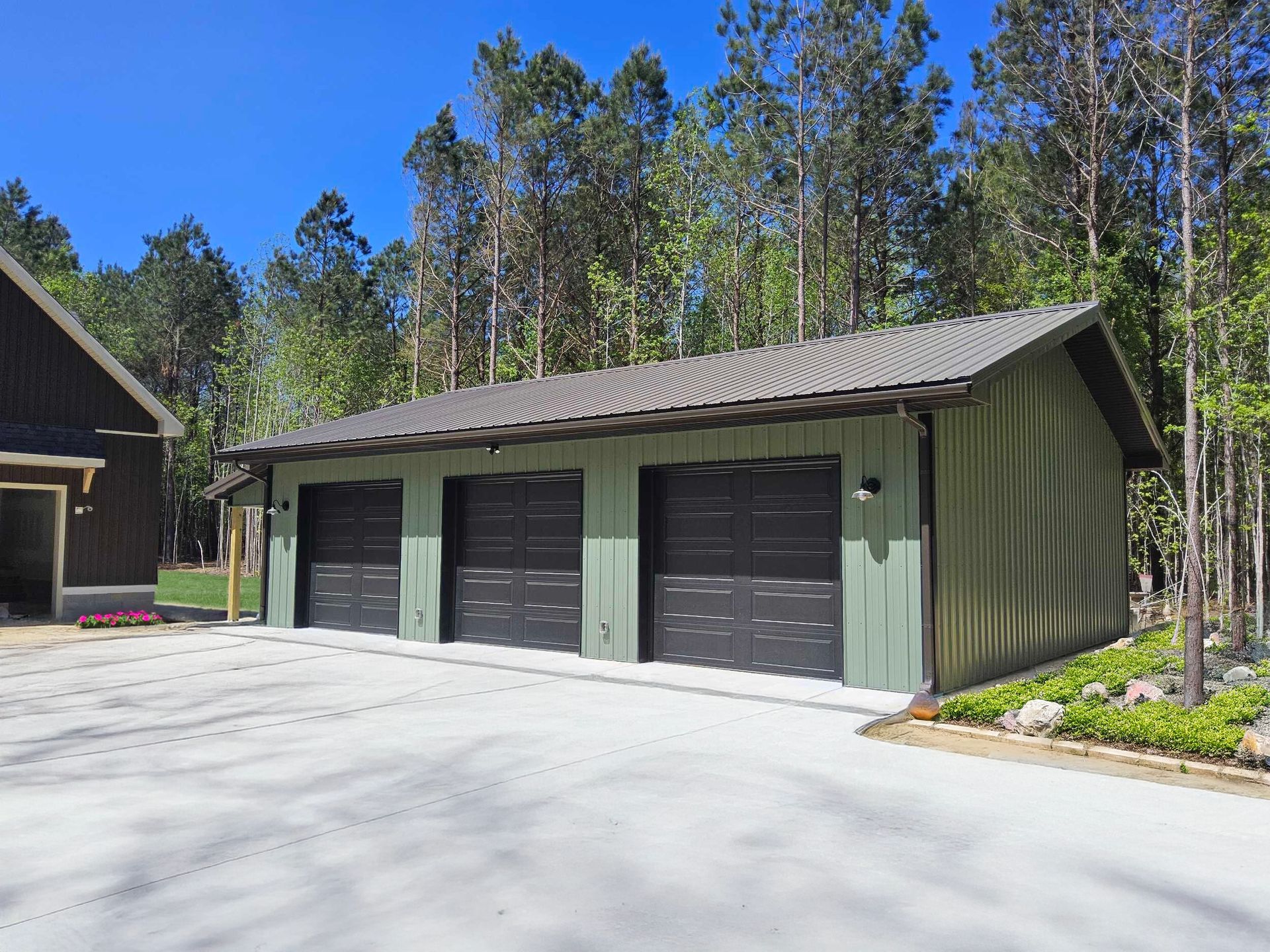 Three Car Garage Pole Barn