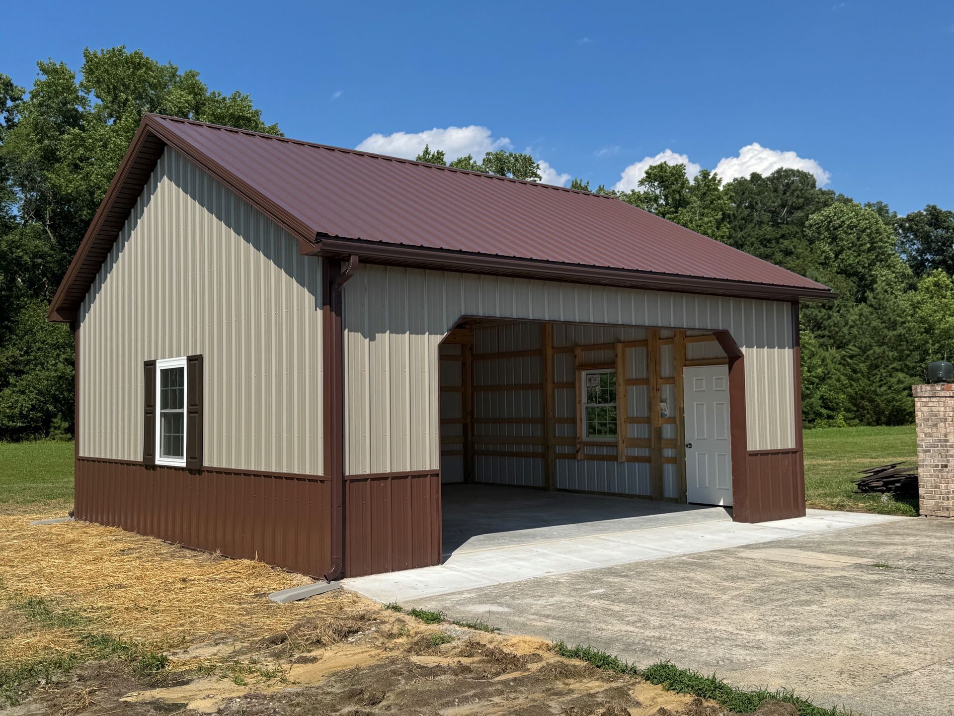 24x24 pole barn