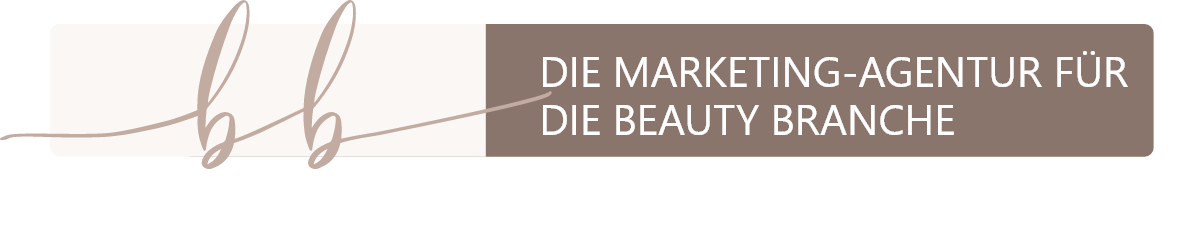 Ein Logo für ein Unternehmen namens „Die Marketingagentur für die Beautybranche“